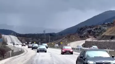 Konya-Antalya Yolunda Bayram Dönüşü Yoğunluğu