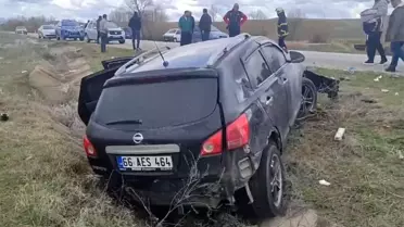 Yozgat'ta Cip Devrildi: 3 Yaralı