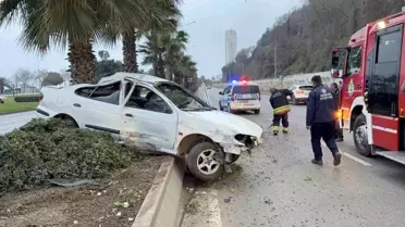 Alkollü Sürücü Kaza Yaptı: 4 Yaralı