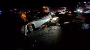 Bolu TEM Otoyolu'nda Zincirleme Kaza!