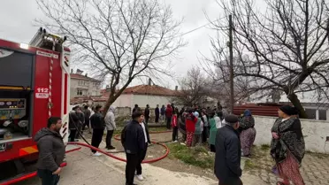 Tekirdağ'da Bedensel Engelli Adam Evde Yangında Yaralandı