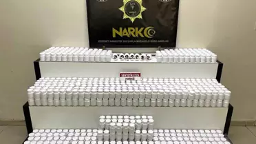Balıkesir'de 42 Bin 600 Sentetik Ecza Hap Ele Geçirildi