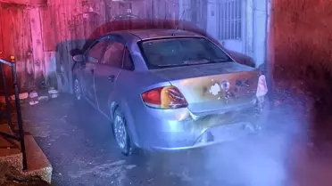 Kütahya'da Araç Kundaklandı, Şüpheli Tutuklandı