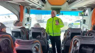 Kars'ta Trafik Denetimleri Devam Ediyor