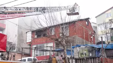 Maltepe'de Çatı Katında Yangın