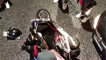 Kapaklı'da Motosikletli Kurye Yaralandı