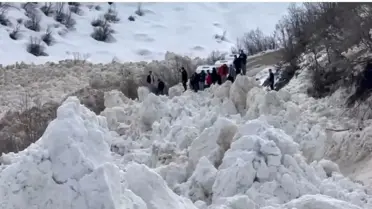 Beytüşşebap'ta Çığ Faciasından Saniyelerle Kurtulma