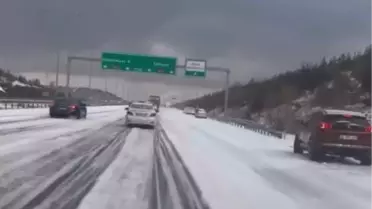 Ankara'da Sağanak ve Dolu Kazaya Neden Oldu