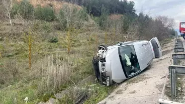 Osmaneli'nde trafik kazası: 2 yaralı