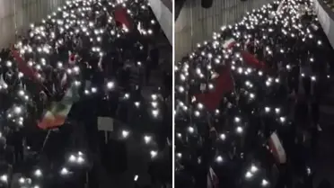 Binlerce İranlı ABD ve İsrail'e karşı yürüdü