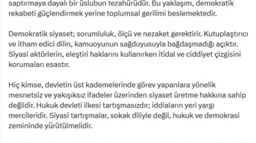 Burhanettin Duran: Demokratik siyaset; sorumluluk, ölçü ve nezaket gerektirir