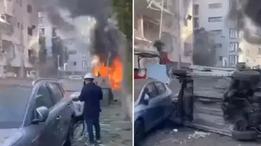 Görüntüler bugün Tel Aviv'den! Şehir mahşer yerine döndü