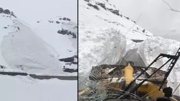 Hakkari'de Çığ Tehlikesi