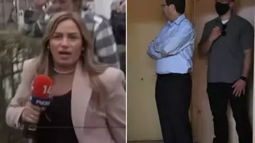 İsrail Cumhurbaşkanı Herzog ecel terleri döktü! Basın açıklaması sırasında füze düştü