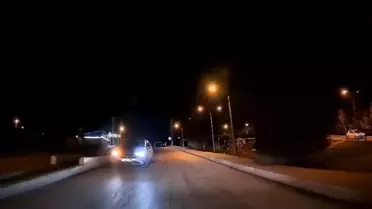 Karabük'te Ters Yolda Korku Dolu Anlar