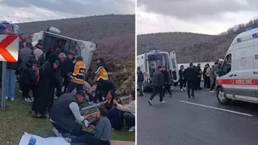 Mardin'de facianın eşiğinden dönüldü: Midibüs kazasında 21 kişi yaralandı