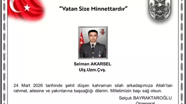 MSB: Ağrı'da 1 asker şehit oldu