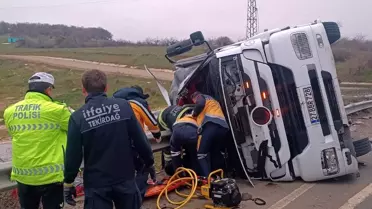 Malkara'da Tanker Kazası: Sürücü Hayatını Kaybetti