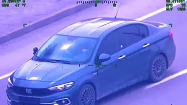 Van'da Plakasız Araç Helikopterle Takip Edildi