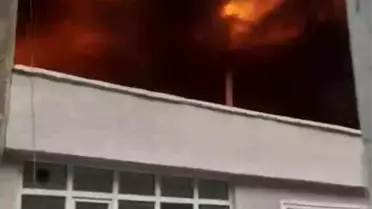 Bursa'da Çatı Yangını Korkuttu