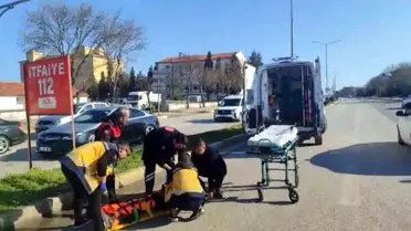 Edirne'de Trafik Kazası: 1 Yaralı