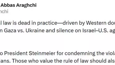 Arakçi: Uluslararası Hukuk Pratikte Ölmüştür