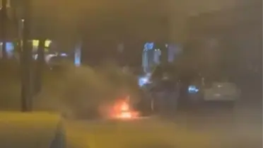 Küçükçekmece'de Otomobil Yangını