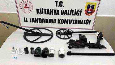 Kütahya'da Kaçak Kazıya Operasyon