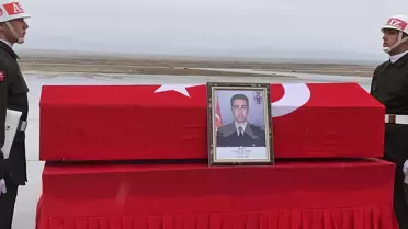 Şehit asker için Iğdır'da uğurlama töreni