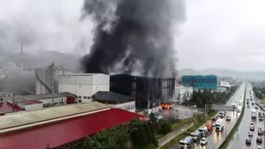 Trabzon'da Fabrika Yangını: 3 Yaralı