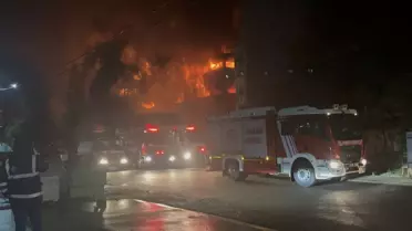 Fındık Fabrikasında Yangın Yeniden Alevlendi