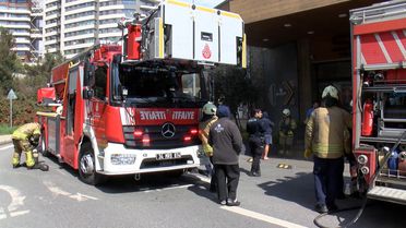Üsküdar'da Spor Salonunda Yangın