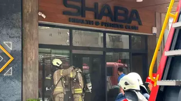 Üsküdar'da Spor Salonunda Yangın Paniği