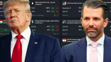 İran savaşı üzerinden bahis iddiası! Trump'ın oğlu da aralarında
