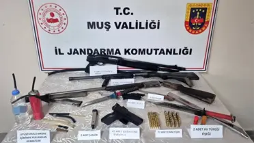 Muş'ta Jandarma Operasyonu: 2 Gözaltı