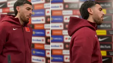Orkun Kökçü'nün maç sonu görüntüsü tartışma yarattı