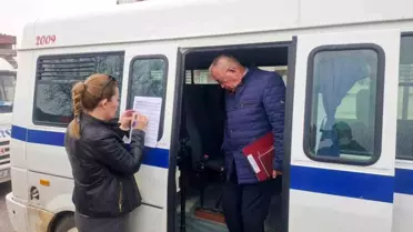 Sarıgöl'de Öğrenci Servislerine Denetim