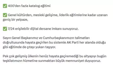 AK Parti'den Dijital Eğitim Sistemi