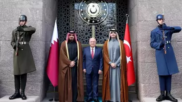 Bakan Güler, Katar Emiri'nin kardeşlerini kabul etti