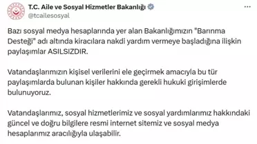 Barınma Desteği İddiaları Asılsız