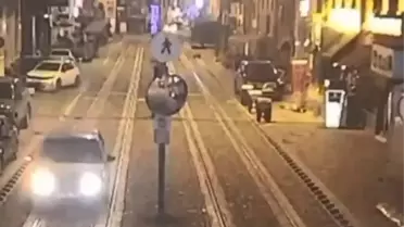 Silahlı Saldırının Anı Güvenlik Kamerasında