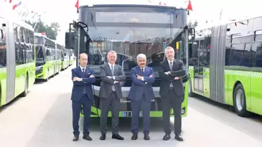 Kocaeli'ye 55 Yeni Otobüs