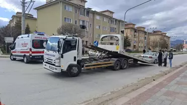 Hisarcık'ta Trafik Kazası: 2 Yaralı