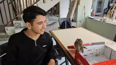 Ali Berk Kuşu Kurtardı