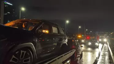 Ataşehir'de Zincirleme Kaza: 4 Yaralı