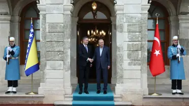 Cumhurbaşkanı Erdoğan, Bosna Hersek Devlet Başkanlığı Konseyi Başkanı Denis Beçiroviç'le görüştü