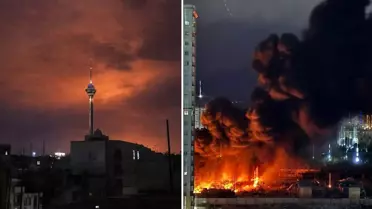 İsrail adres verdi, uçaklar peş peşe havalandı! İran'ın birçok kentinde patlama