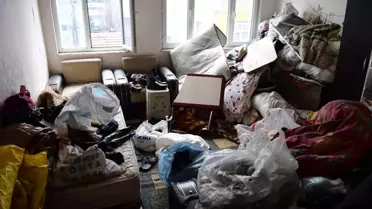 Bursa'da Çöp Ev Temizlendi