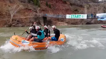 Tunceli'de Rafting Şampiyonası Başladı