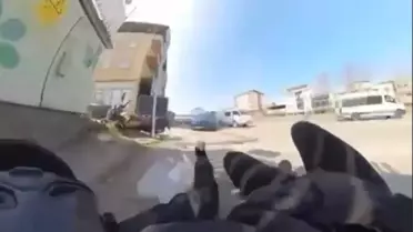 Bursa'da Motosiklet Kazası: Sürücü Yaralandı